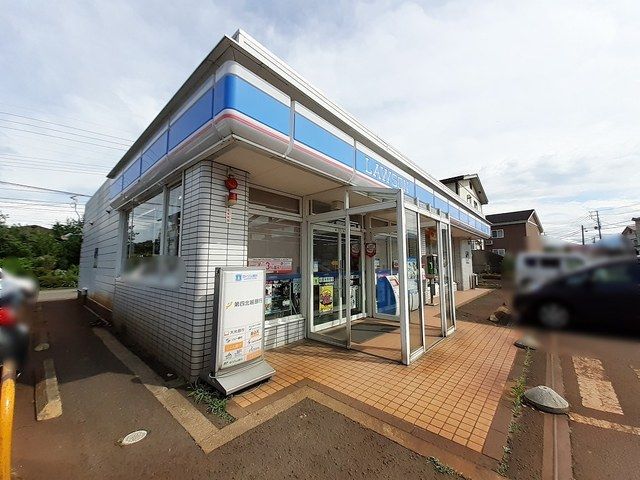 近くのローソン新井高柳店まで750m（徒歩10分）