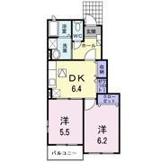 プリムローズ Aの間取り画像