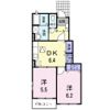 プリムローズ Aの間取り画像