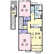 エトワ－ルの間取り画像