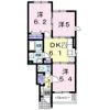 サンフローレ Aの間取り画像