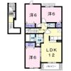 サンフローレ Bの間取り画像