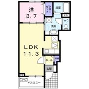 ヌーベル アンジュⅠの間取り画像