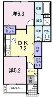 フェニックス唐山 Dの間取り画像