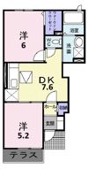 ラミアカーサの間取り画像