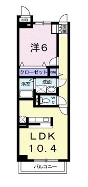 グランパレの間取り画像