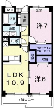 ベルフィオーレの間取り画像