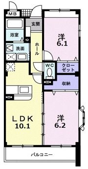 グランデの間取り画像
