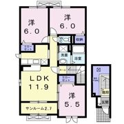 デイジーCの間取り画像
