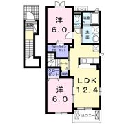カーサ 藍Bの間取り画像