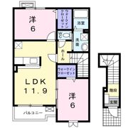 ブローテ Bの間取り画像