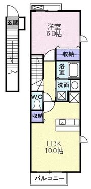 グラシアスGの間取り画像
