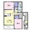 フォンテーヌⅥの間取り画像