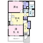 フォンテーヌⅦの間取り画像