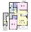 フォンテーヌⅦの間取り画像