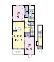 カ－サ花の樹Bの間取り画像