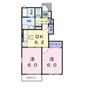 コスモスBの間取り画像