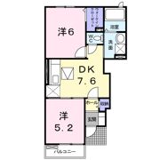 サニーハウス Bの間取り画像