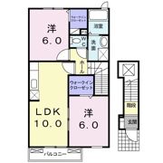 サニーハウス Bの間取り画像