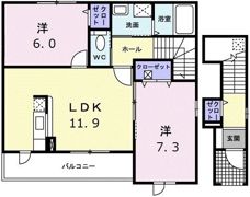 グラース プラシードの間取り画像