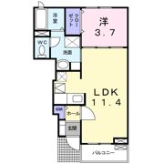 ドゥメゾンBの間取り画像