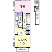 アンジュ Bの間取り画像