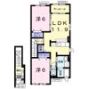ロザージュの間取り画像
