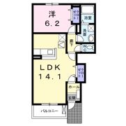 クラベールAの間取り画像
