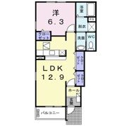 サニーヒル青南台の間取り画像
