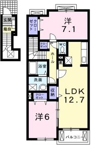コージーコートの間取り画像