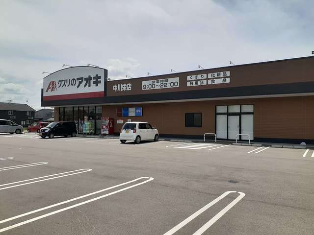 近くのクスリのアオキまで260m（徒歩4分）