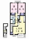 ソレイユK枝松Cの間取り画像