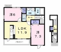 イエロータウンⅠの間取り画像