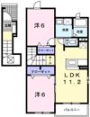 ベル フィオーレ Ⅰの間取り画像