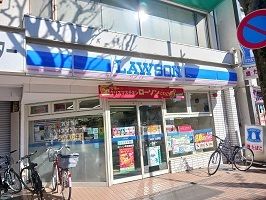 近くのローソンまで350m（徒歩5分）