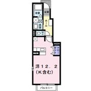 PlacidoおのみちAの間取り画像