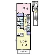 PlacidoおのみちAの間取り画像