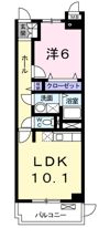 カルム アビタシオンの間取り画像