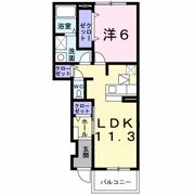 ミルト・ヴィラ Bの間取り画像