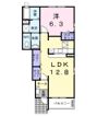 フレスクーラⅡの間取り画像