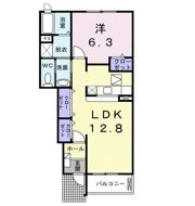フレスクーラⅢの間取り画像