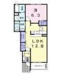 フレスクーラⅢの間取り画像