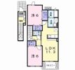 メイユール北泉ⅡBの間取り画像