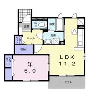 ヴェルジュ・Kの間取り画像