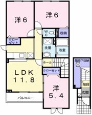 エスポアールBの間取り画像