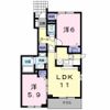 メゾンセレーノCの間取り画像