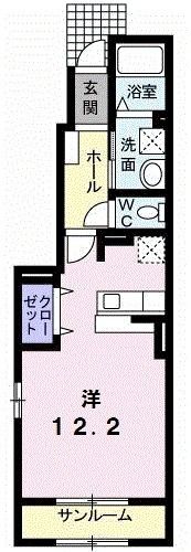 Rencontre湖山駅前の間取り画像