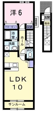 Rencontre湖山駅前の間取り画像