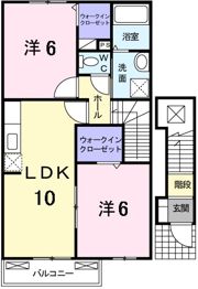 ヴィラ カンタベリーの間取り画像