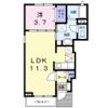 アヴェニール Aの間取り画像